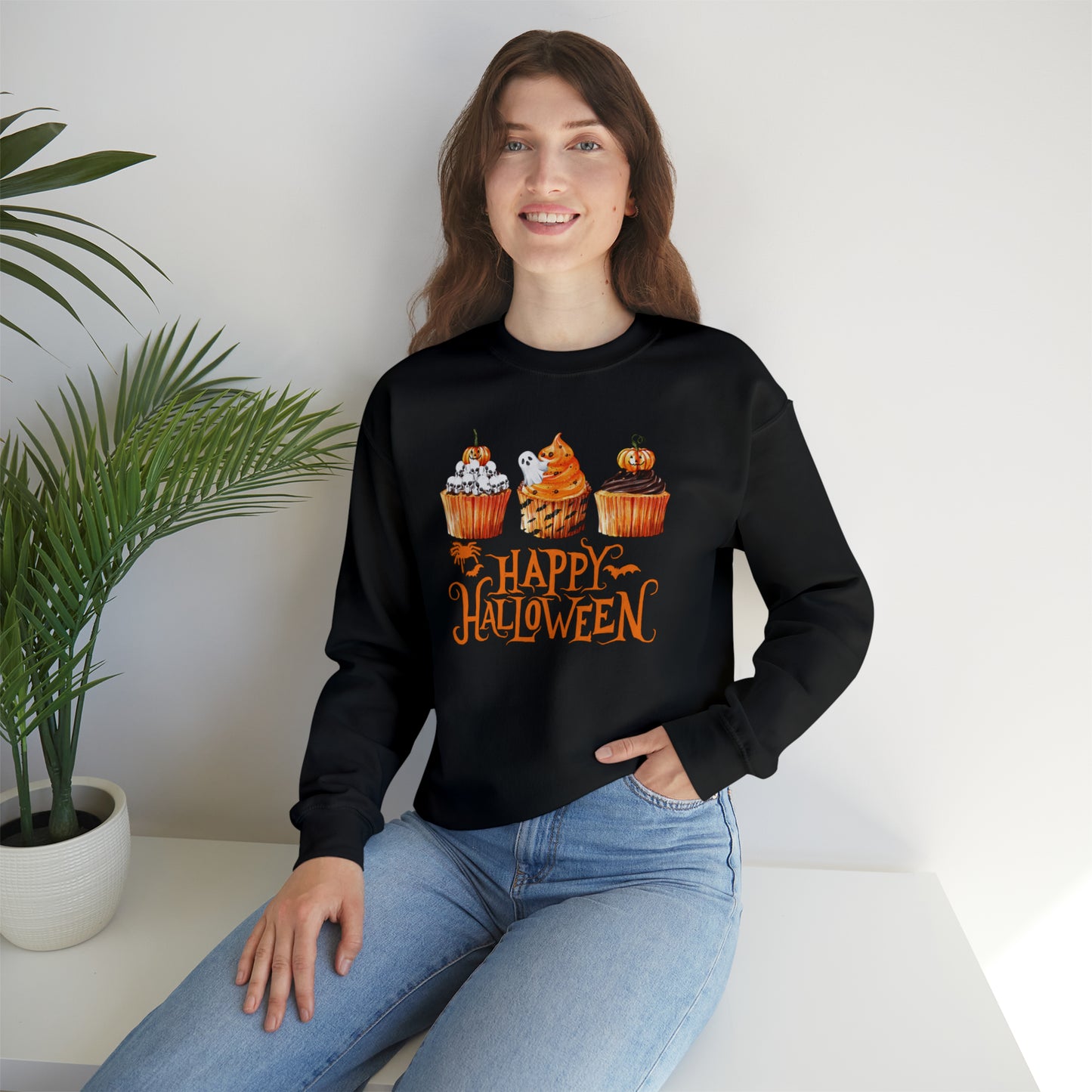 Happy Halloween Cupcakes Unisex Sweatshirt