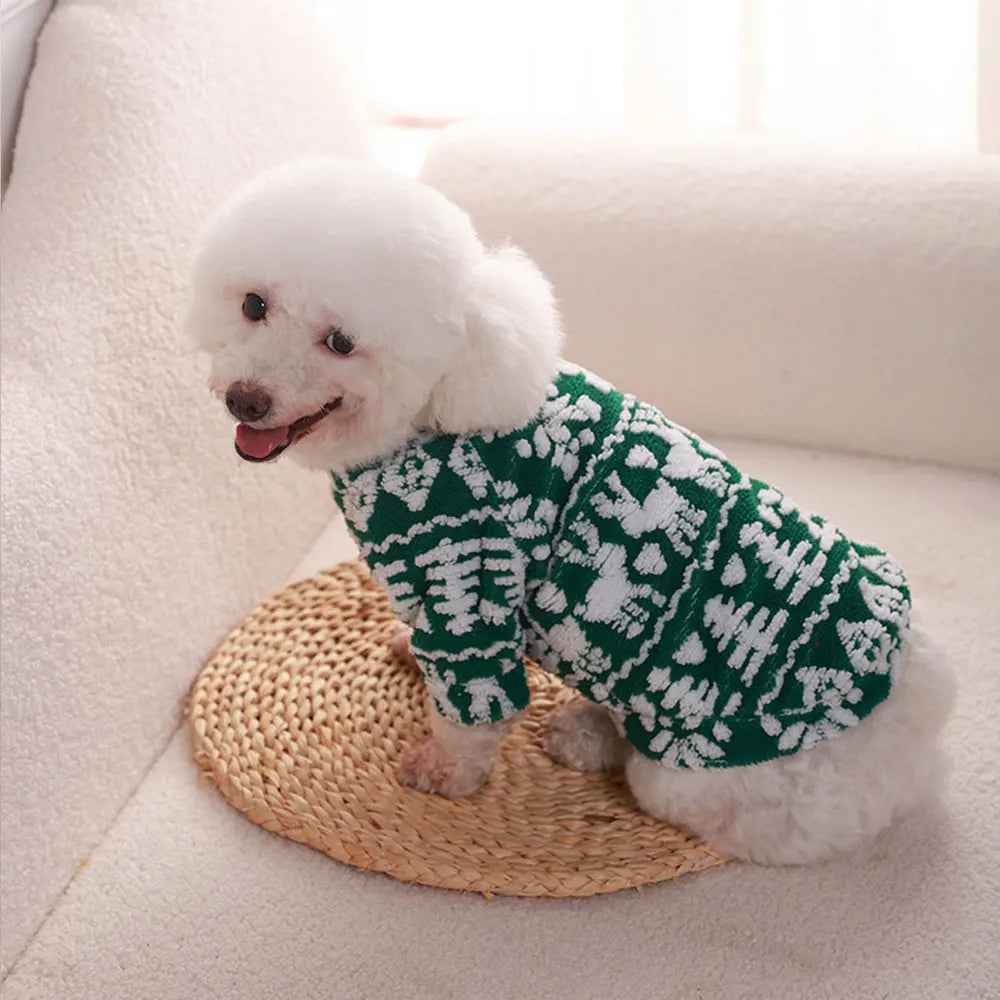 Christmas Clothes Soft Fleece Pet Clothing