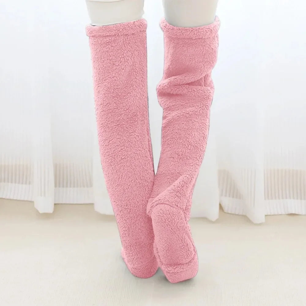 Women Cotton Snuggs Winter Knee Long Socks