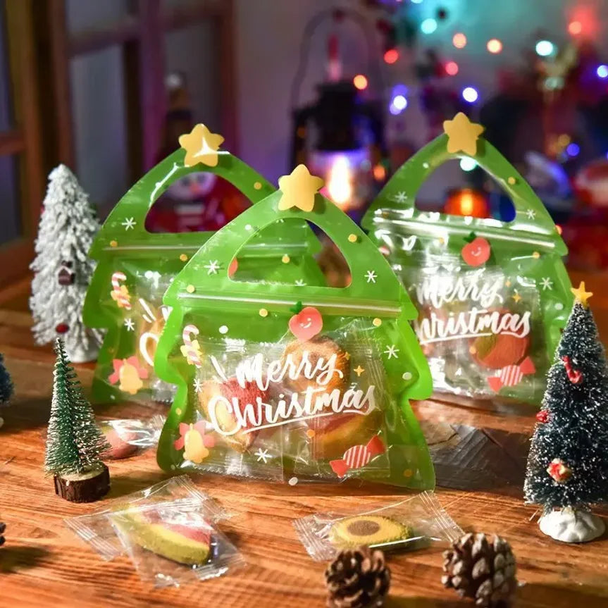 10pcs Christmas Festival Gift Bags