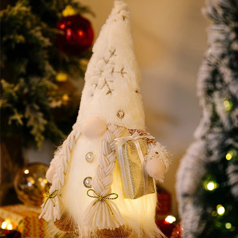30cm Glowing Gnome Christmas Decorations