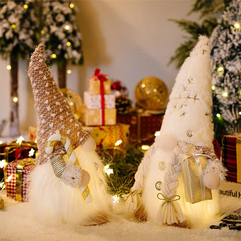 30cm Glowing Gnome Christmas Decorations