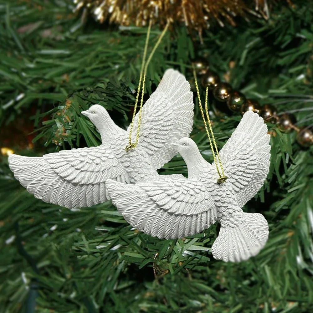 1/2 PCS Friendship Doves Christmas Ornament