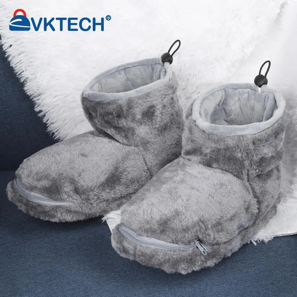 USB Heater Foot Shoes Winter Warm Snow Boots
