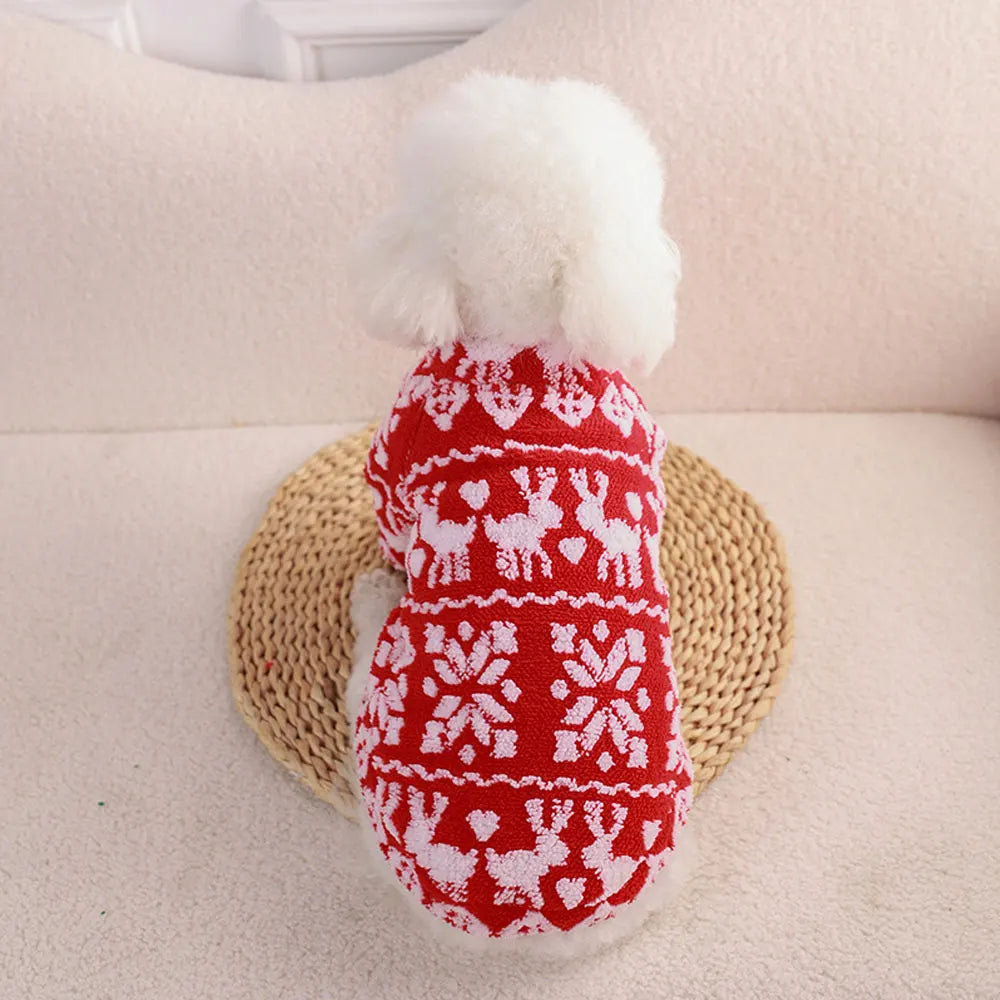 Christmas Clothes Soft Fleece Pet Clothing
