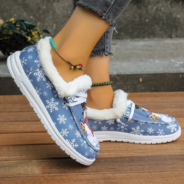 Winter Christmas Warm Loafers