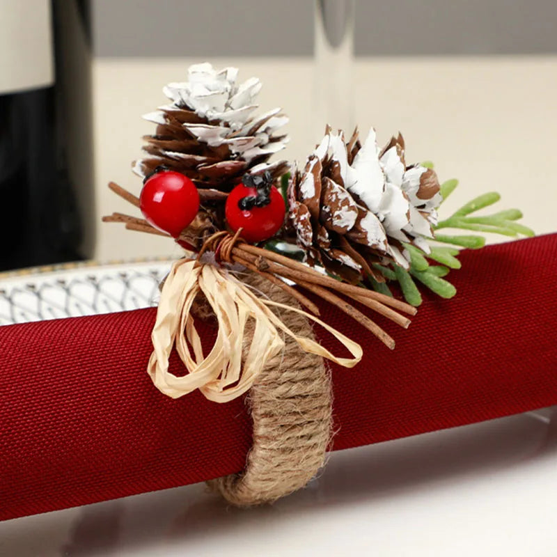 1PC Christmas Napkin Ring Holders