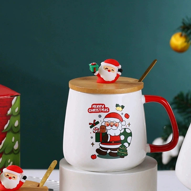 Christmas Gift Ceramic Mug Set