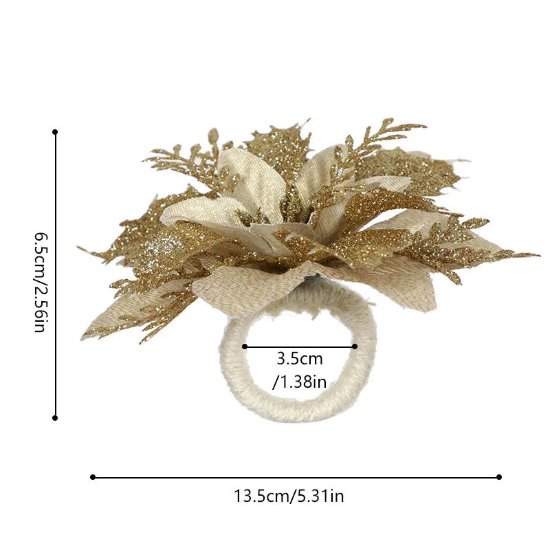 1PC Christmas Napkin Ring Holders