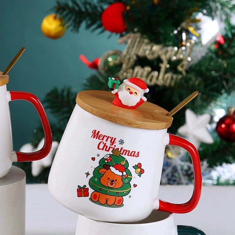Christmas Gift Ceramic Mug Set