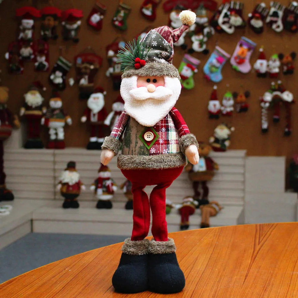 Christmas Decoration Doll Santa Elk Snowman 18"