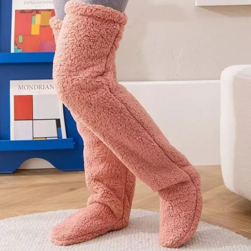 Women Cotton Snuggs Winter Knee Long Socks