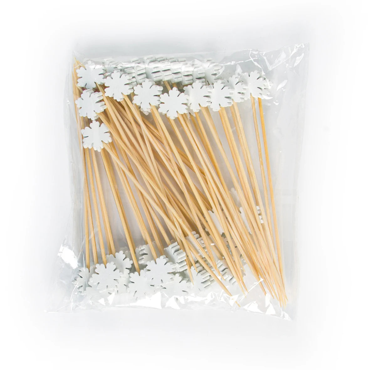50pcs Christmas Disposable Bamboo Picks