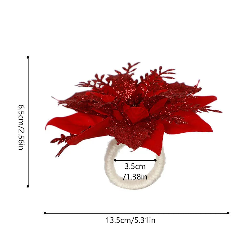 1PC Christmas Napkin Ring Holders
