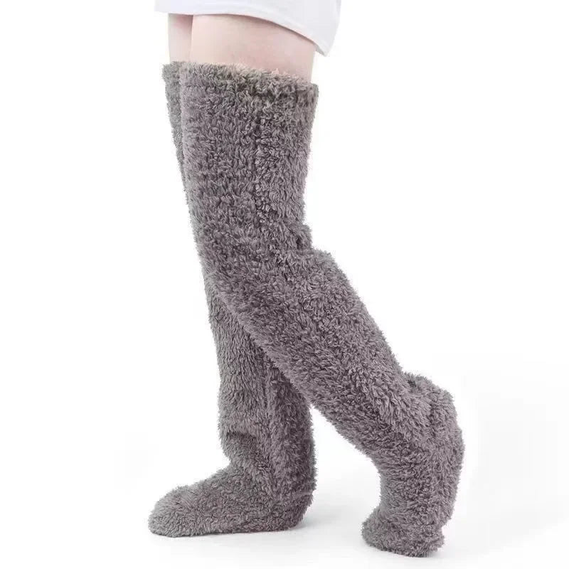 Women Cotton Snuggs Winter Knee Long Socks