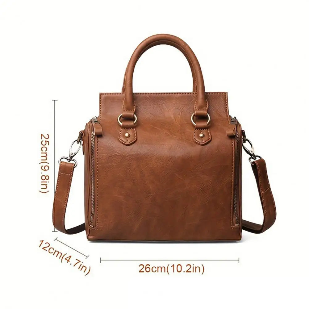 Multi-layer Tote Bag with Removable Strap