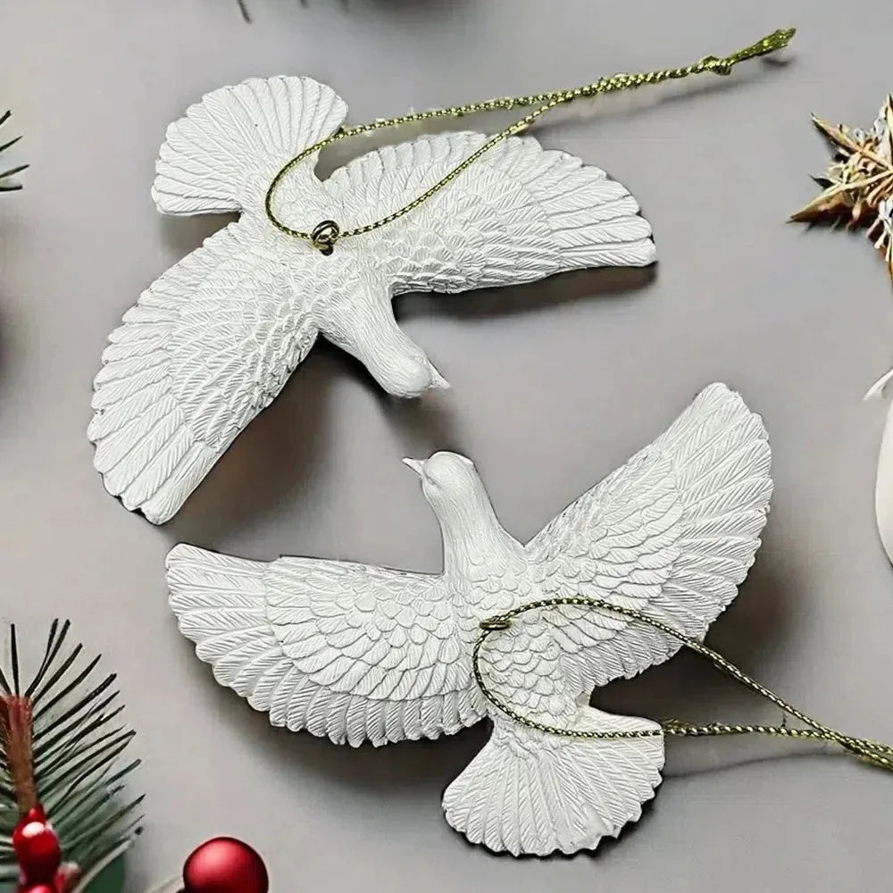 1/2 PCS Friendship Doves Christmas Ornament