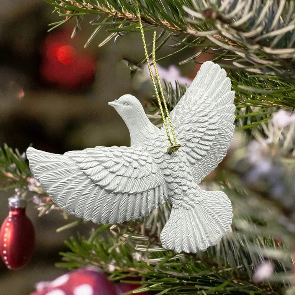 1/2 PCS Friendship Doves Christmas Ornament