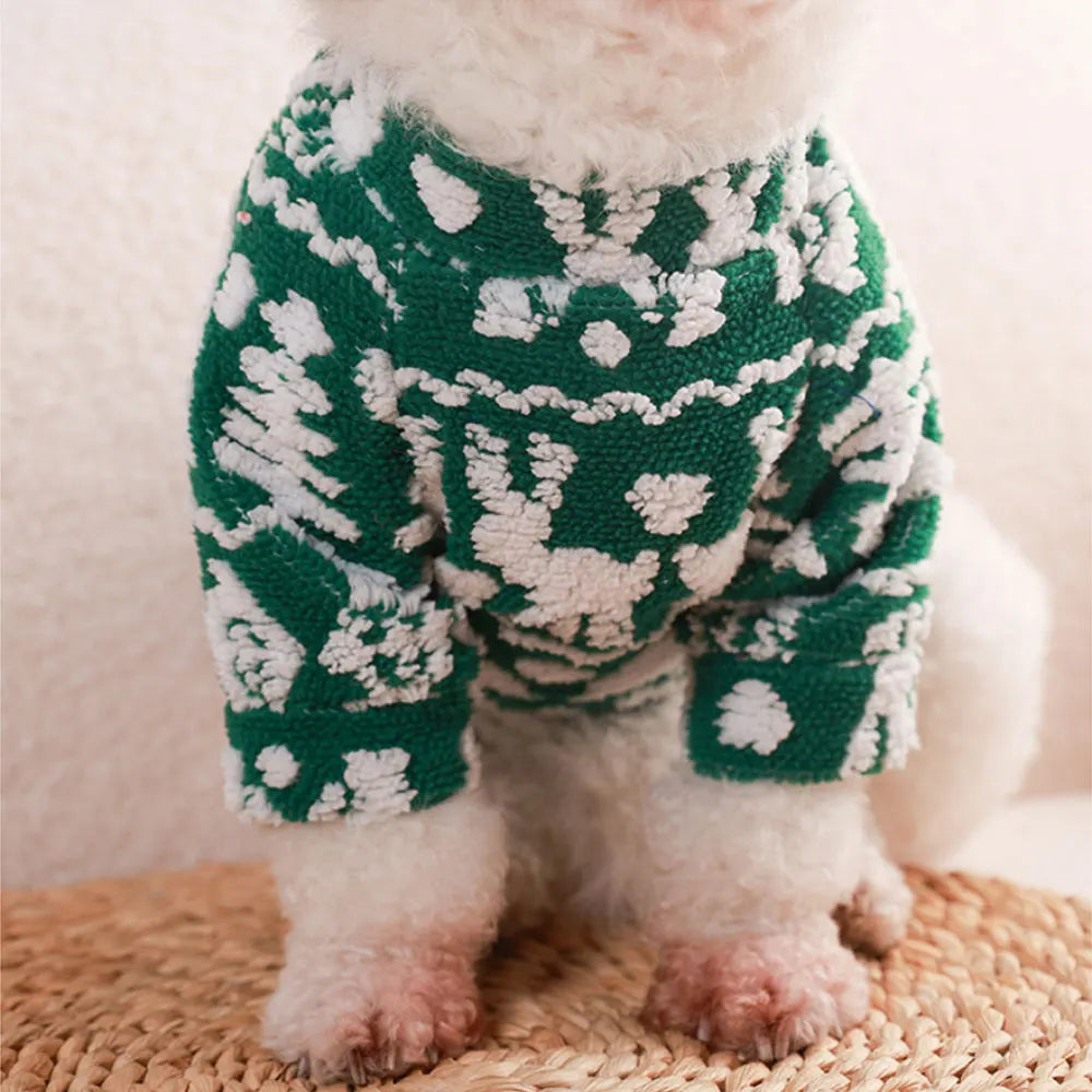 Christmas Clothes Soft Fleece Pet Clothing
