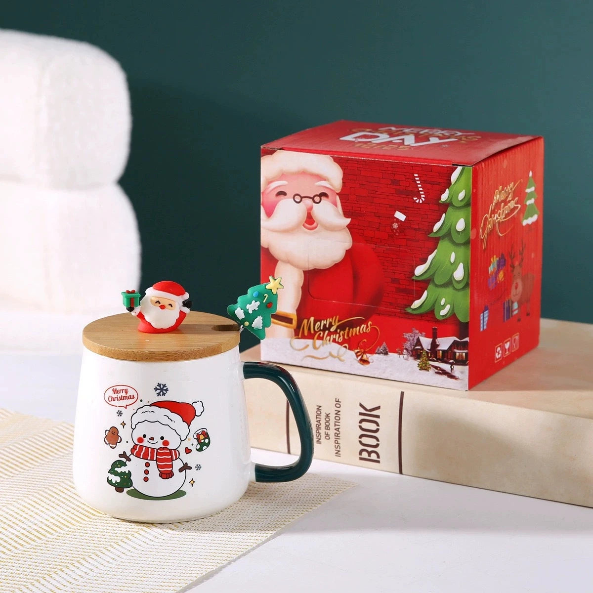 Christmas Gift Ceramic Mug Set