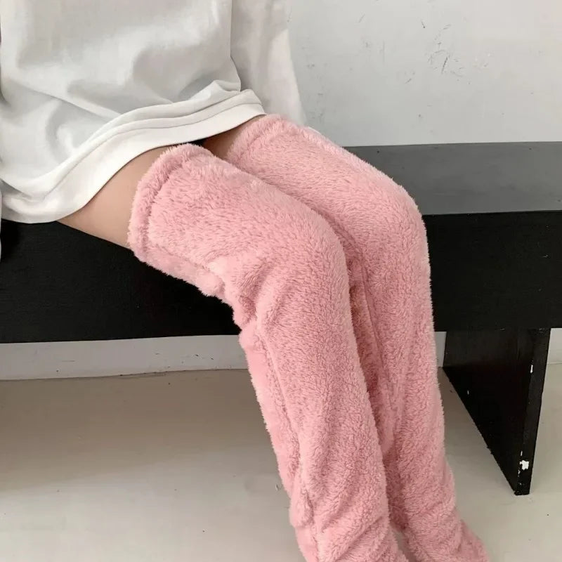 Women Cotton Snuggs Winter Knee Long Socks