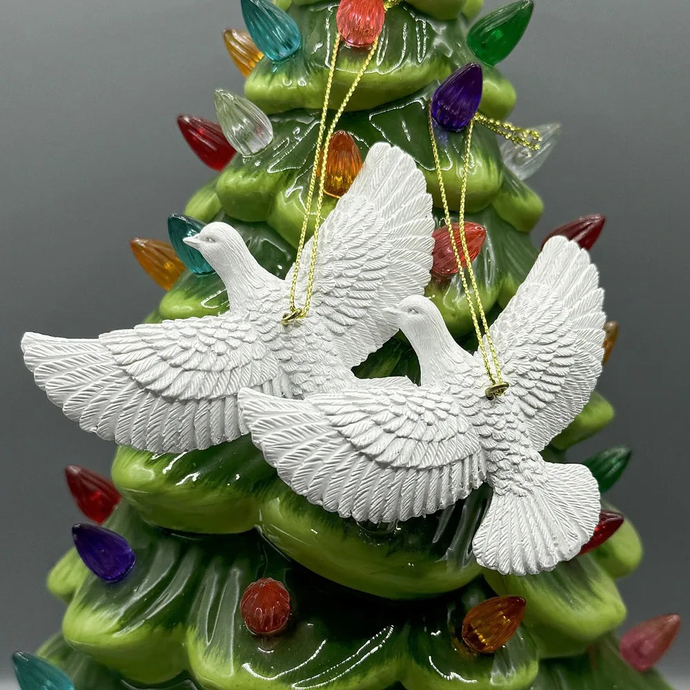 1/2 PCS Friendship Doves Christmas Ornament