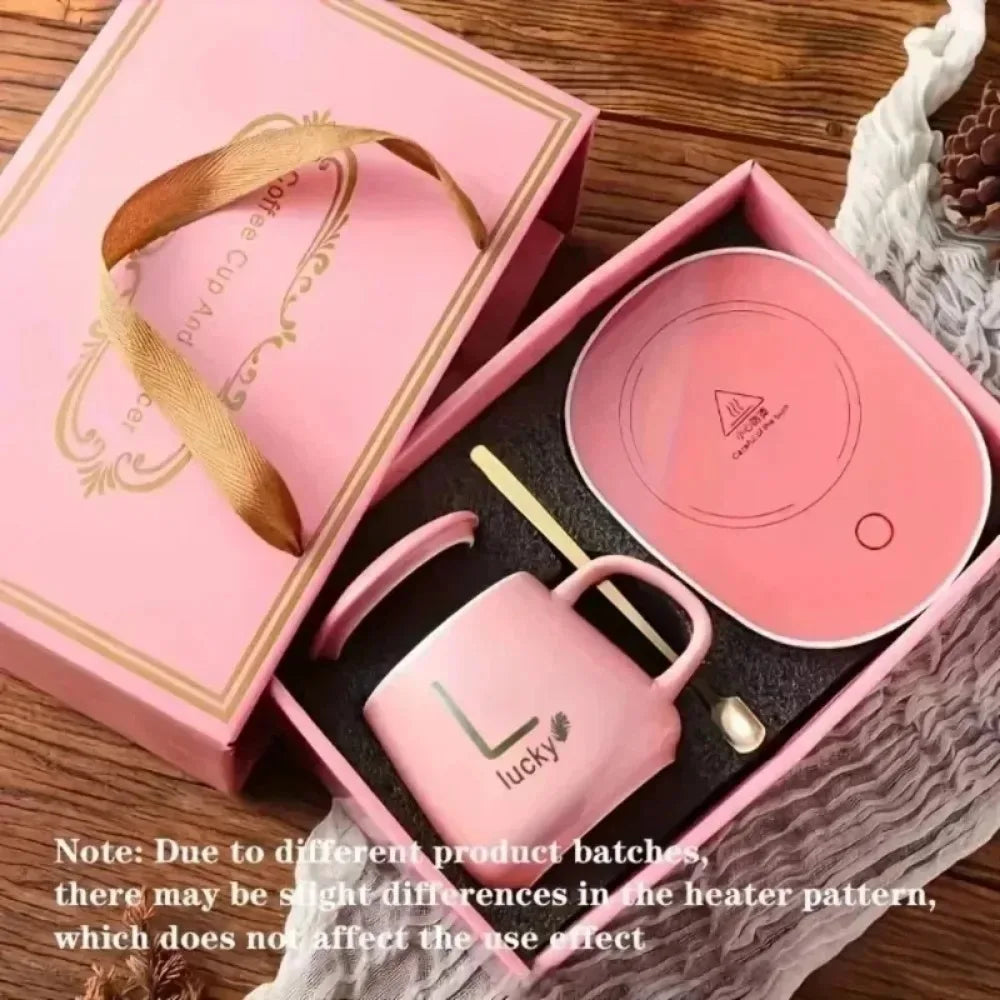 Mug Christmas Gift Set with Warmer