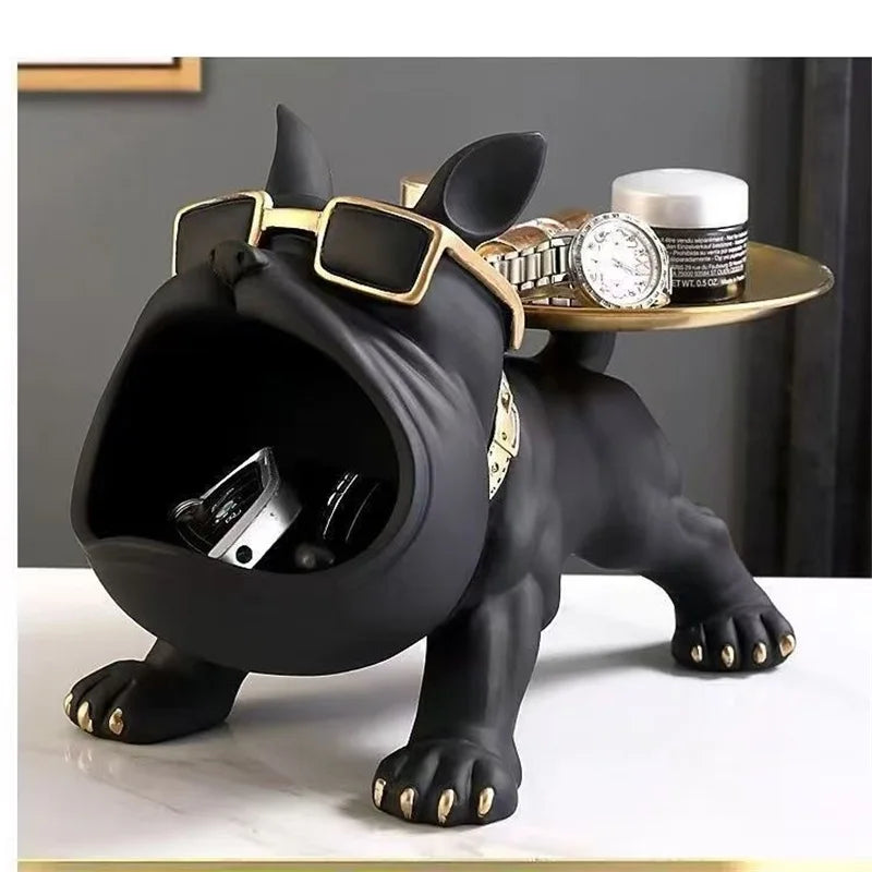 Home Decor Bulldog Figurine Dog Statue