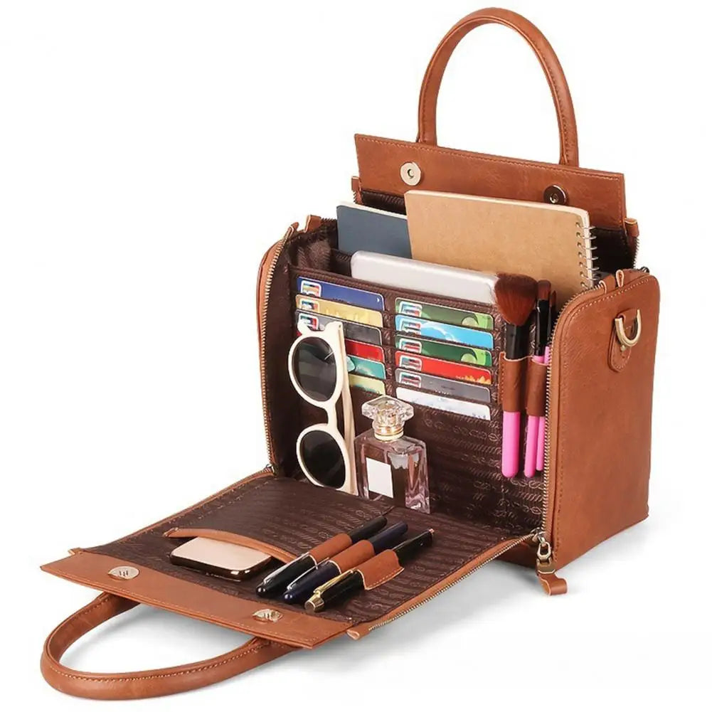 Multi-layer Tote Bag with Removable Strap