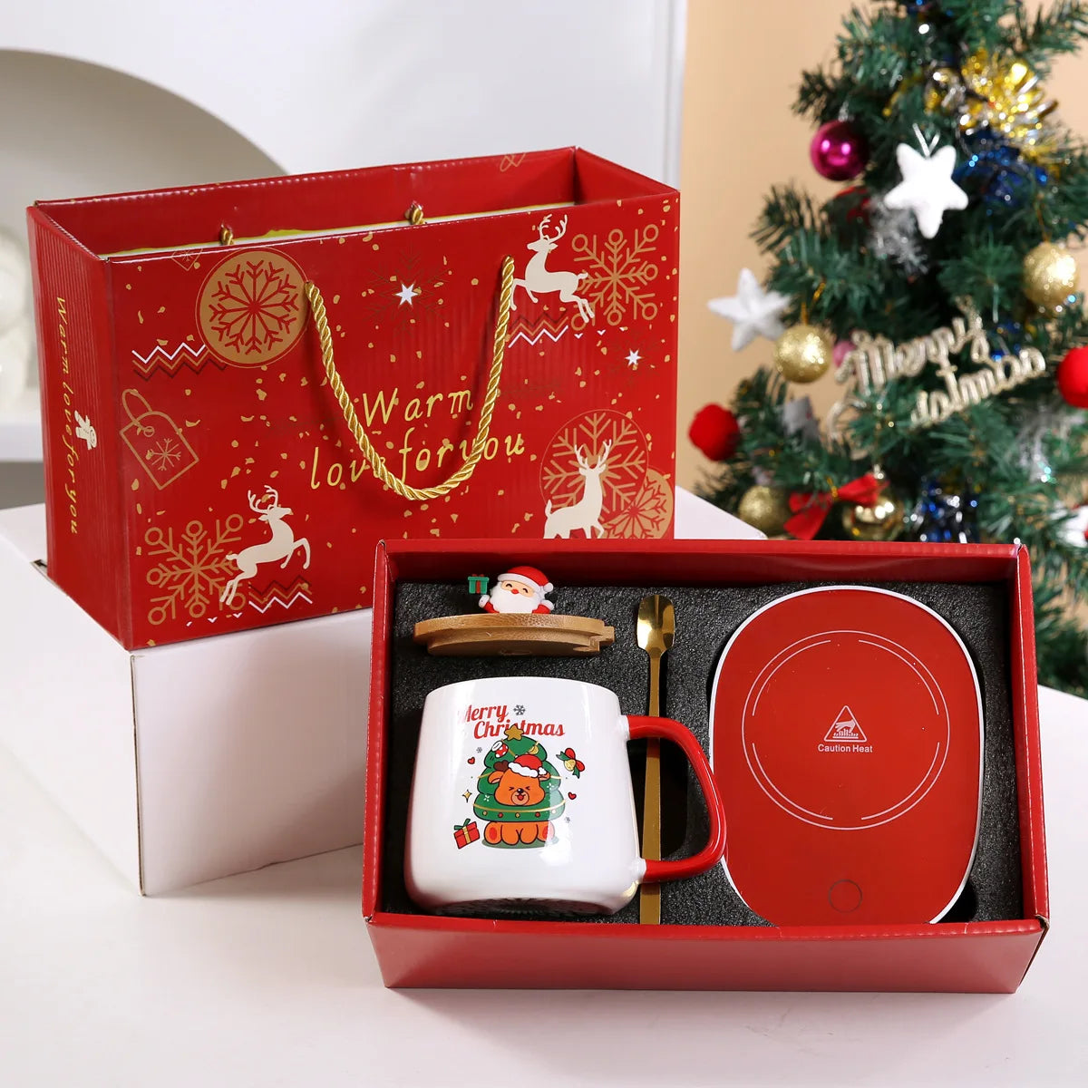Mug with Warmer Gift Box