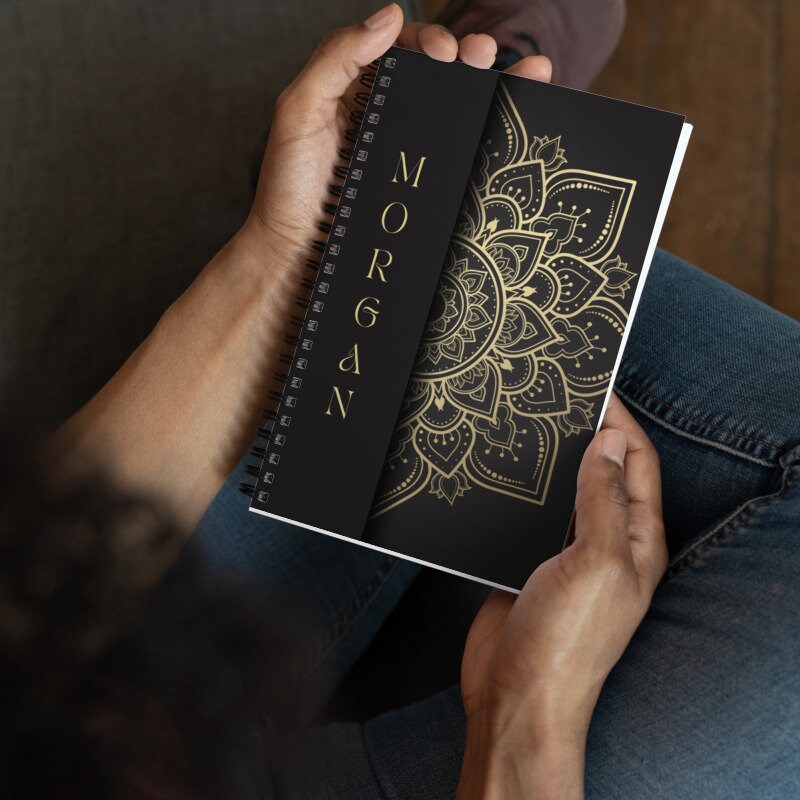 Personalized Name Spiral Notebook/Promotion Gift/New Job Congratulations/Birthday Present/Appreciation Gift/Thank You