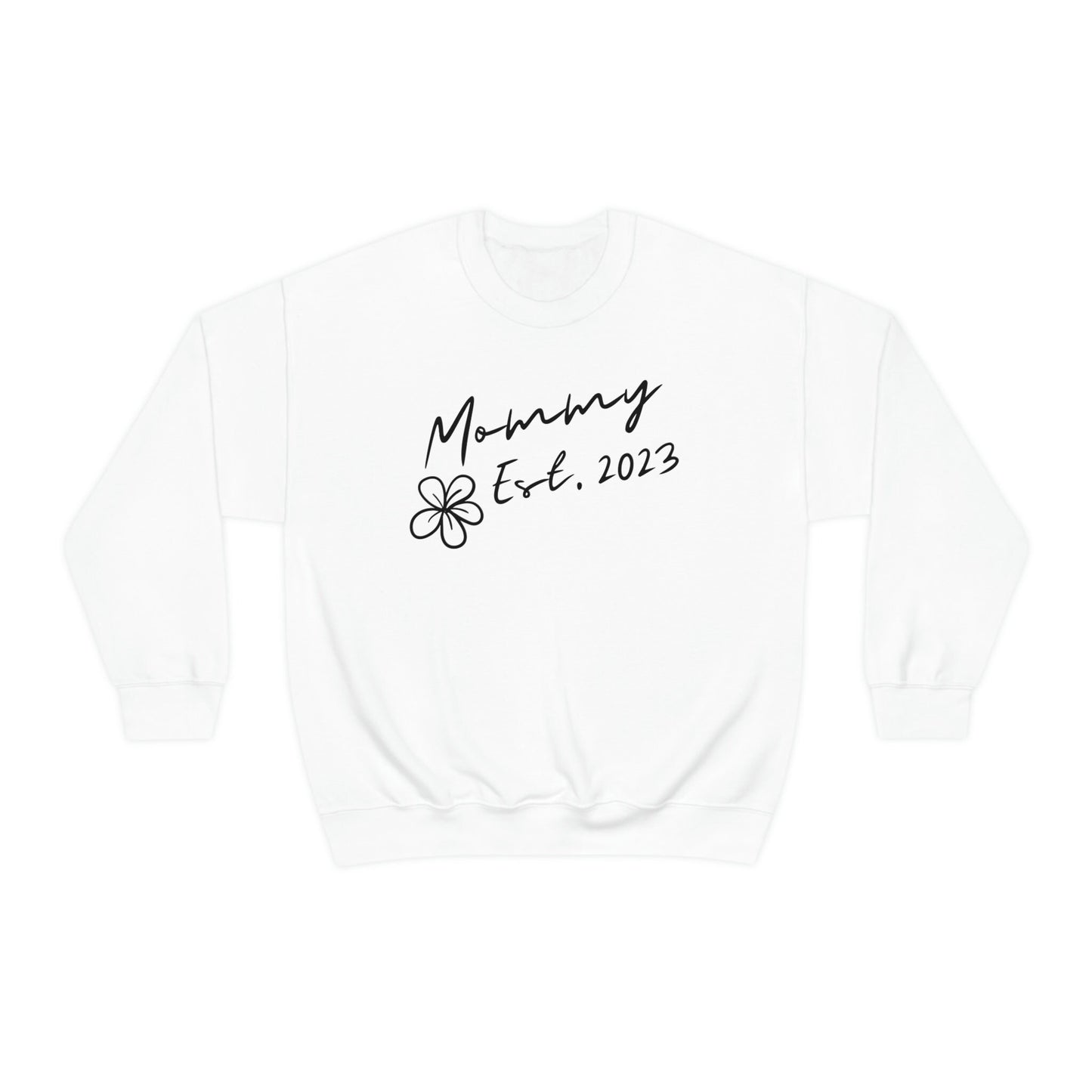 Mother's Day Sweatshirt/Personalized Year/Mommy/Spring Clothing/Baby Shower Gift/Birthday Present/Thank you/Gifts For Her