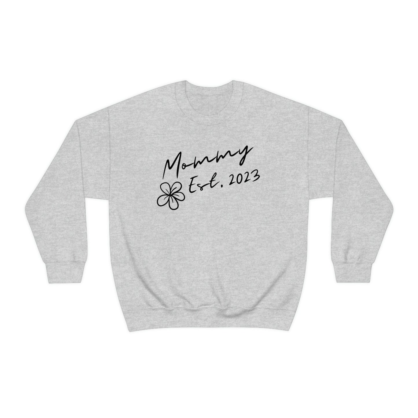 Mother's Day Sweatshirt/Personalized Year/Mommy/Spring Clothing/Baby Shower Gift/Birthday Present/Thank you/Gifts For Her
