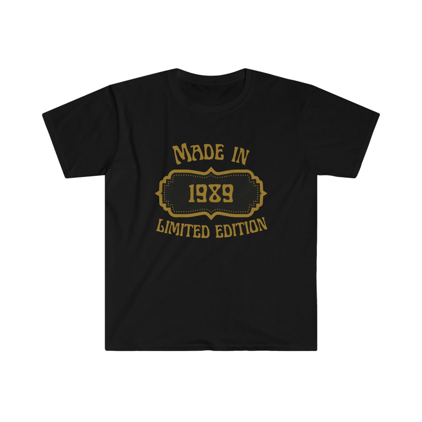 Limited Edition 1989 Unisex T-Shirt/34th Birthday Present/Personalized T-shirt/Birthday Gift Idea/Customized Year T-shirt/Party