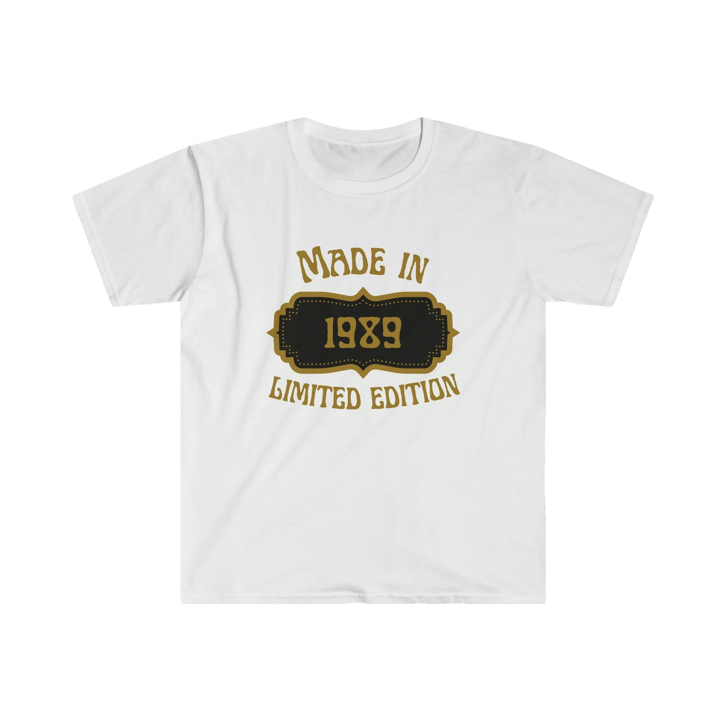 Limited Edition 1989 Unisex T-Shirt/34th Birthday Present/Personalized T-shirt/Birthday Gift Idea/Customized Year T-shirt/Party