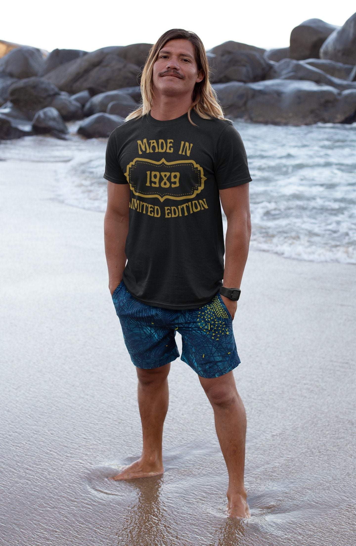 Limited Edition 1989 Unisex T-Shirt/34th Birthday Present/Personalized T-shirt/Birthday Gift Idea/Customized Year T-shirt/Party