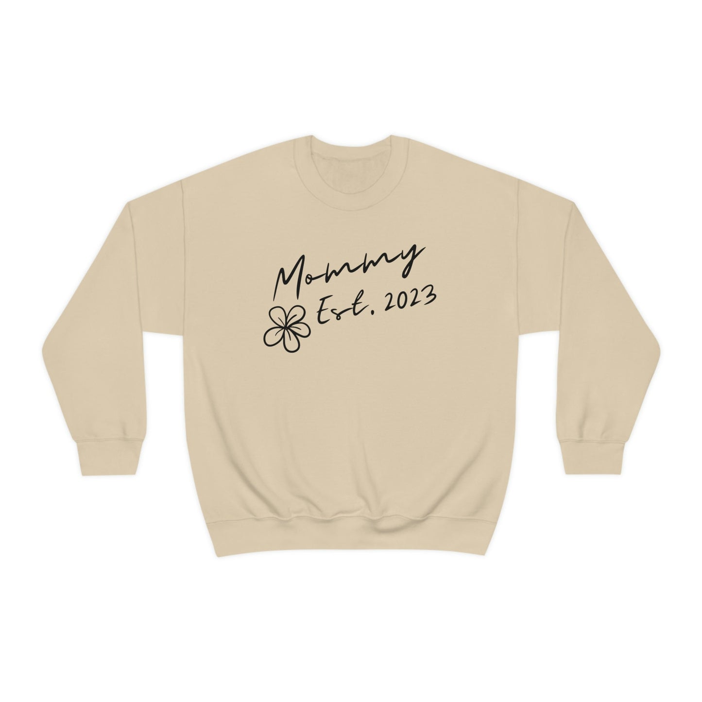 Mother's Day Sweatshirt/Personalized Year/Mommy/Spring Clothing/Baby Shower Gift/Birthday Present/Thank you/Gifts For Her