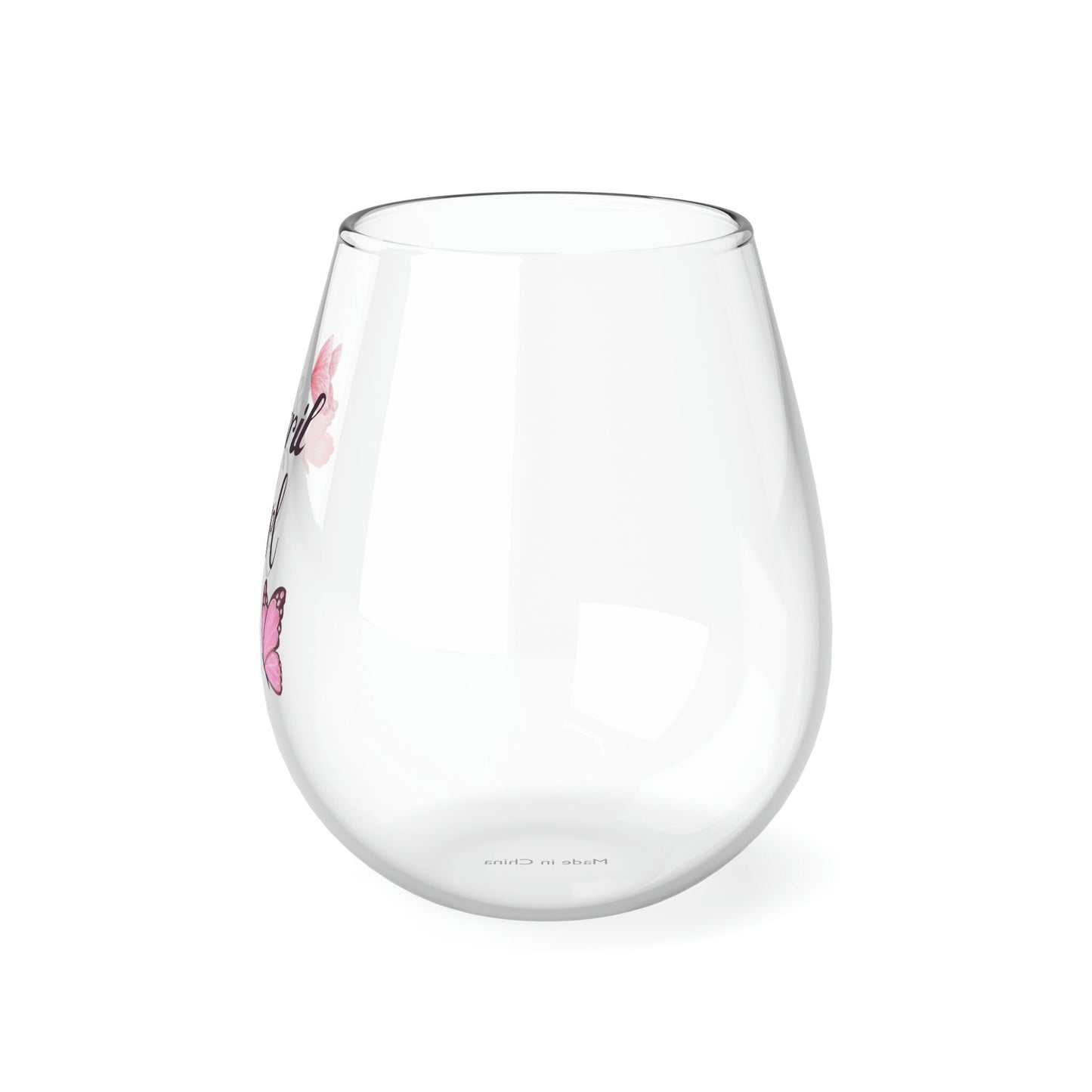 April Girl Wine Glass 11.75oz/April Birthday Girl Present/Birthday Party Glass/April Girl Gift Idea/Birthday Cup/Girls Night