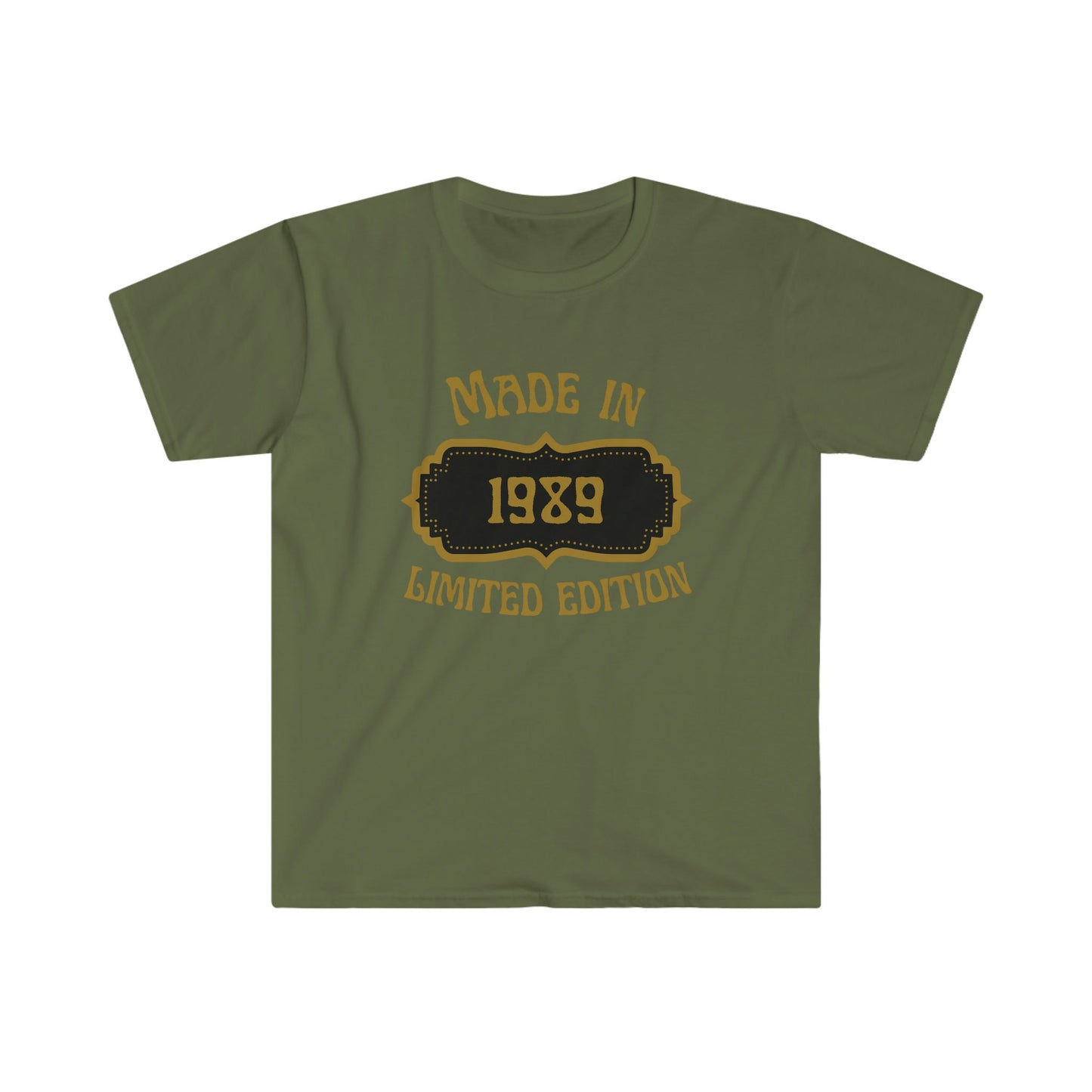 Limited Edition 1989 Unisex T-Shirt/34th Birthday Present/Personalized T-shirt/Birthday Gift Idea/Customized Year T-shirt/Party
