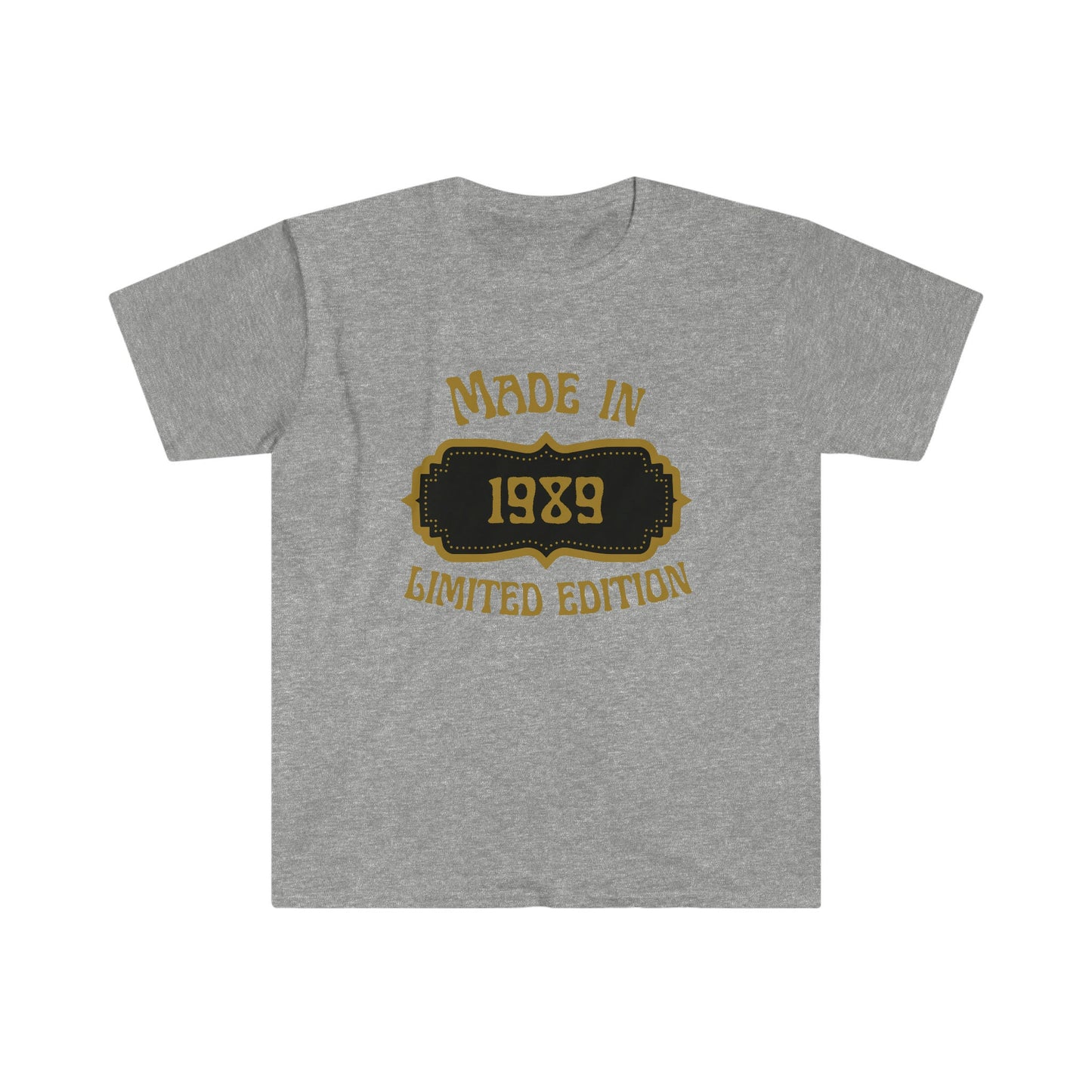 Limited Edition 1989 Unisex T-Shirt/34th Birthday Present/Personalized T-shirt/Birthday Gift Idea/Customized Year T-shirt/Party