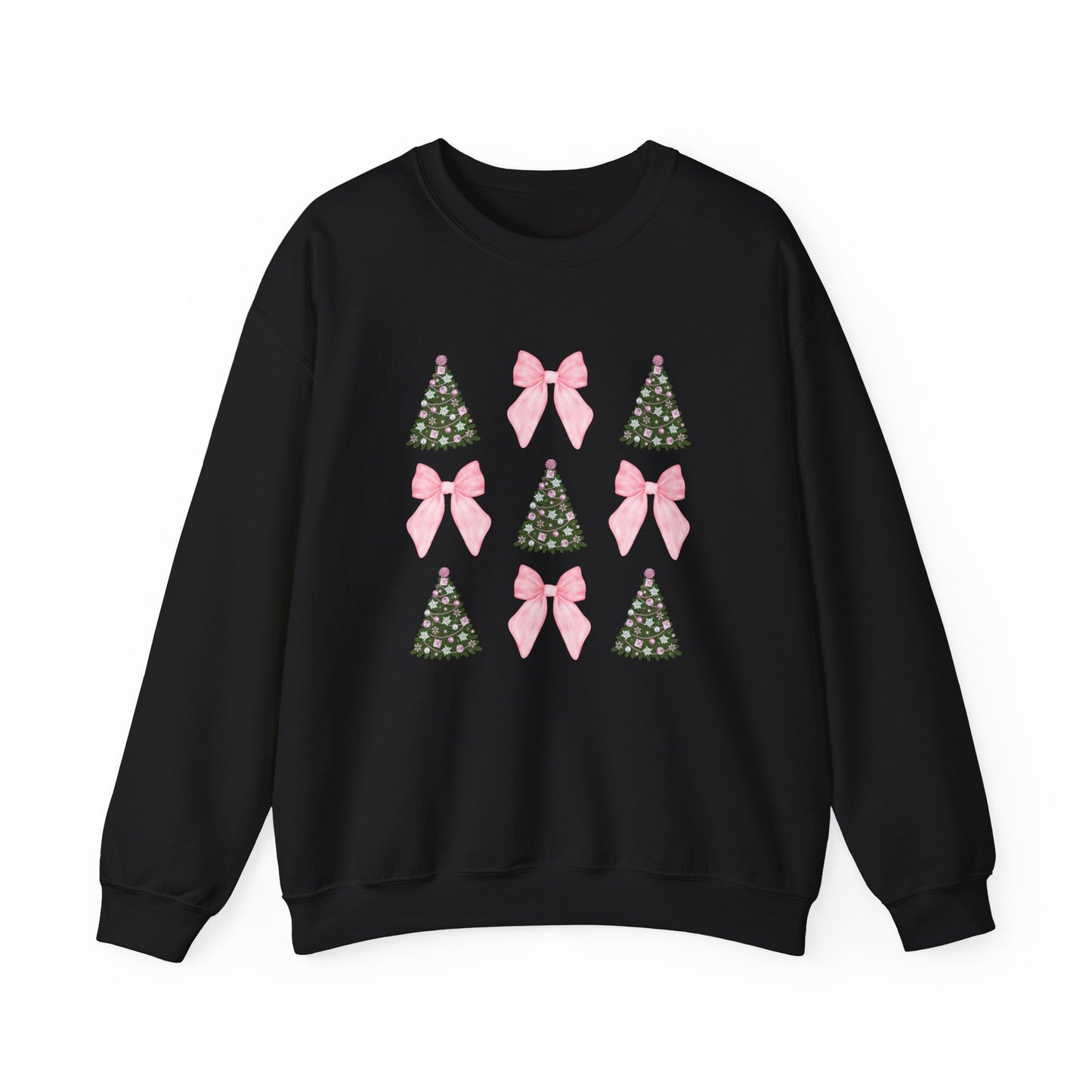 Pink Bow Christmas Sweatshirt