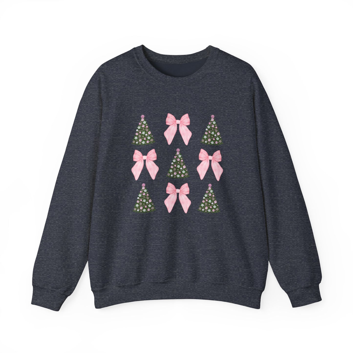 Pink Bow Christmas Sweatshirt