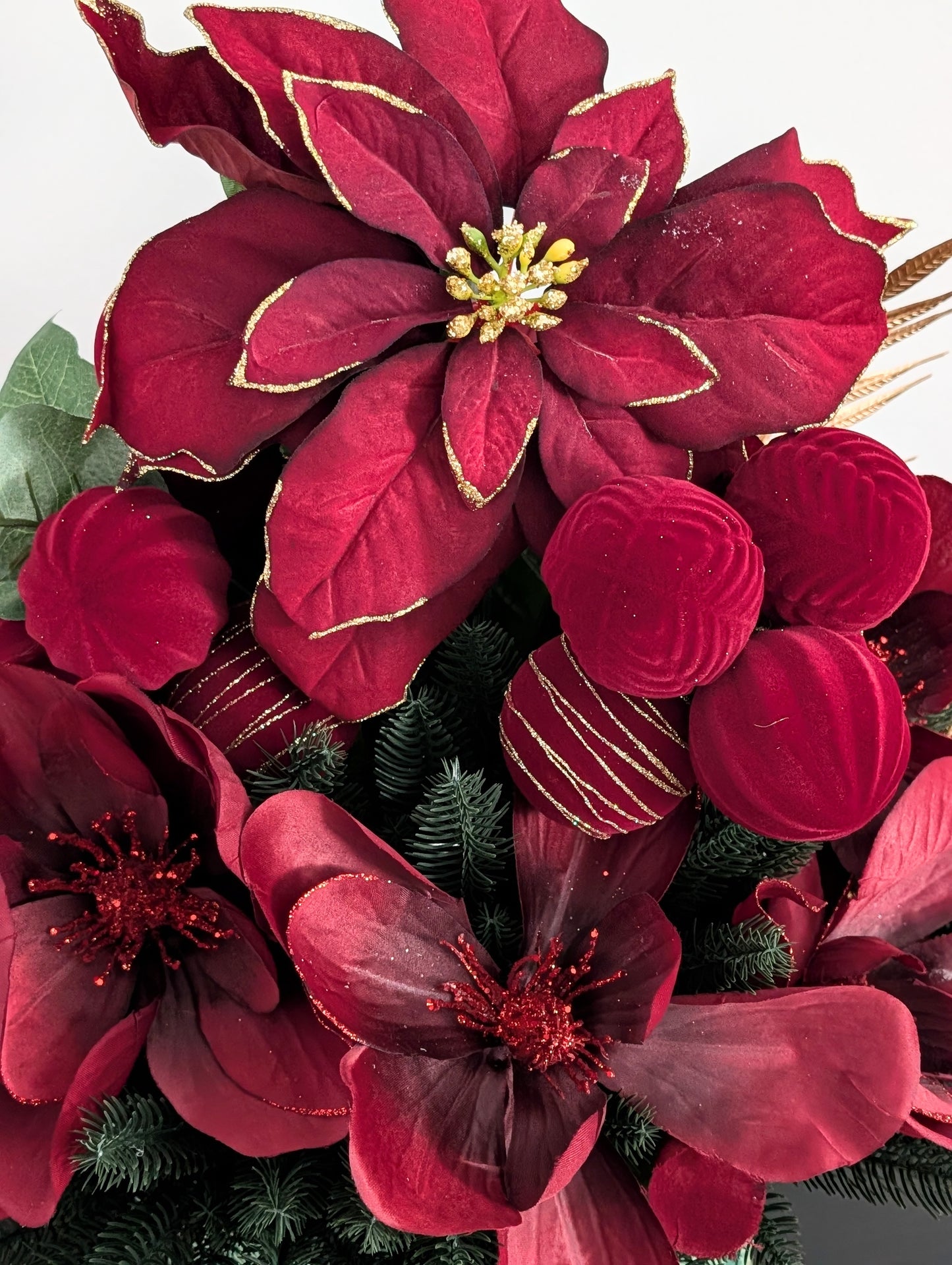 Bordeaux Christmas Box Bouquet