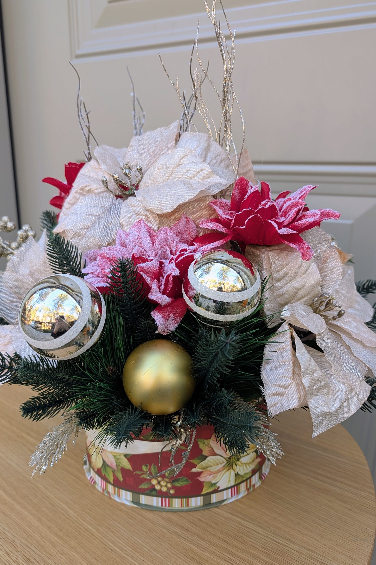 Golden Frost Centerpiece