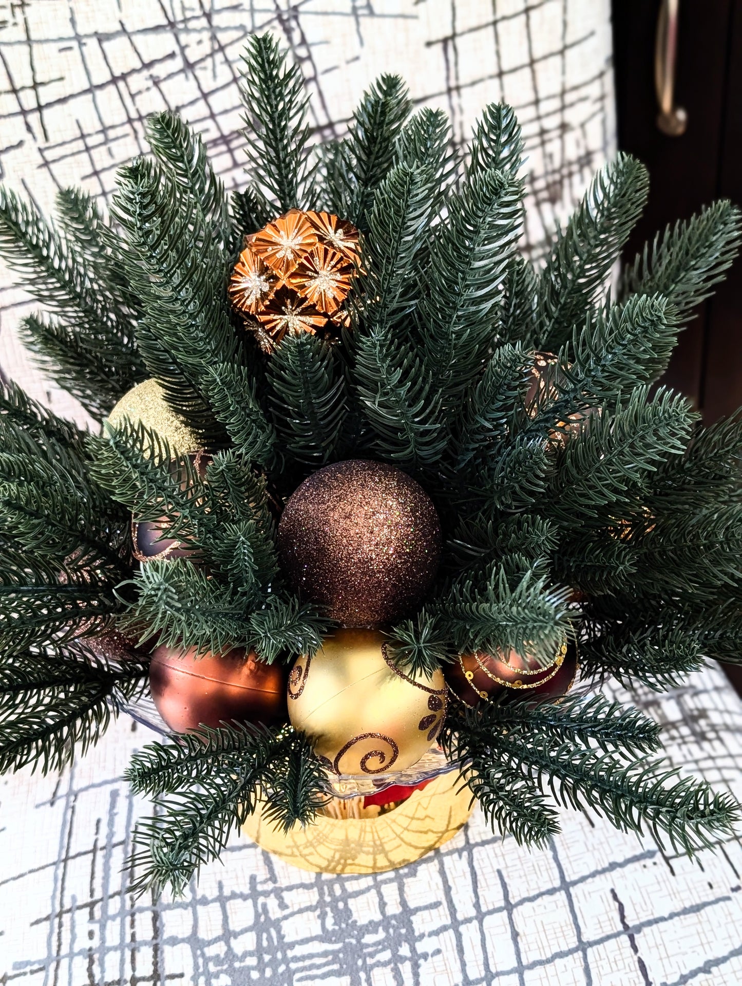 Baubles & Pines Centerpiece