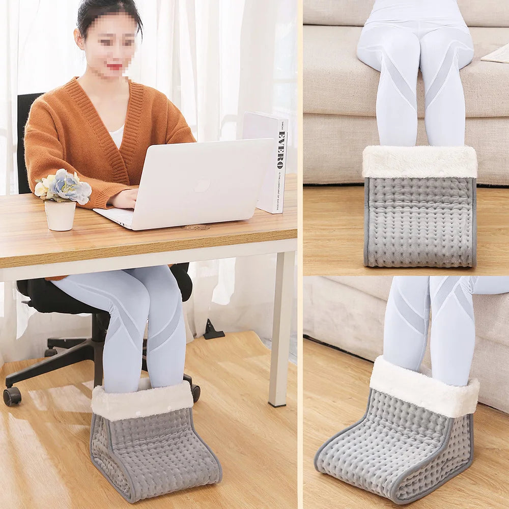 Electric Heated Foot US/EU Warmers Soft Feet