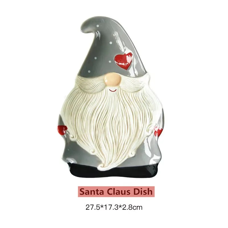 Nordic Santa Claus Christmas Tableware Gift