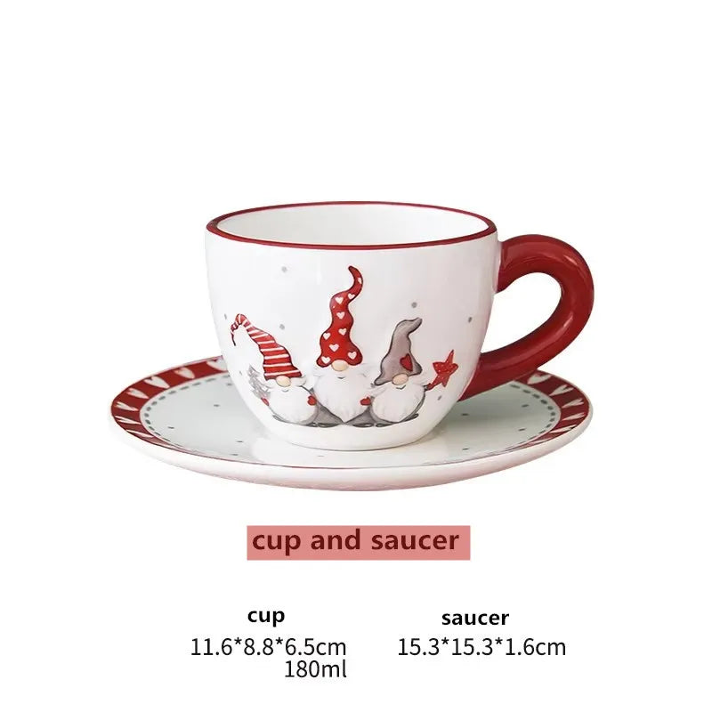 Nordic Santa Claus Christmas Tableware Gift
