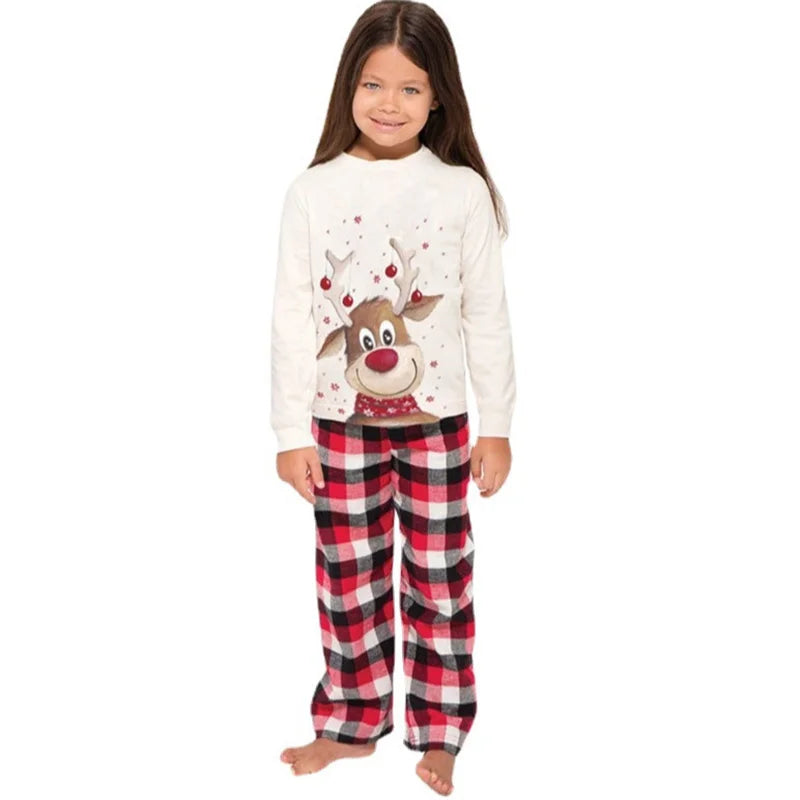 Christmas Family Matching Pajamas Rudolph