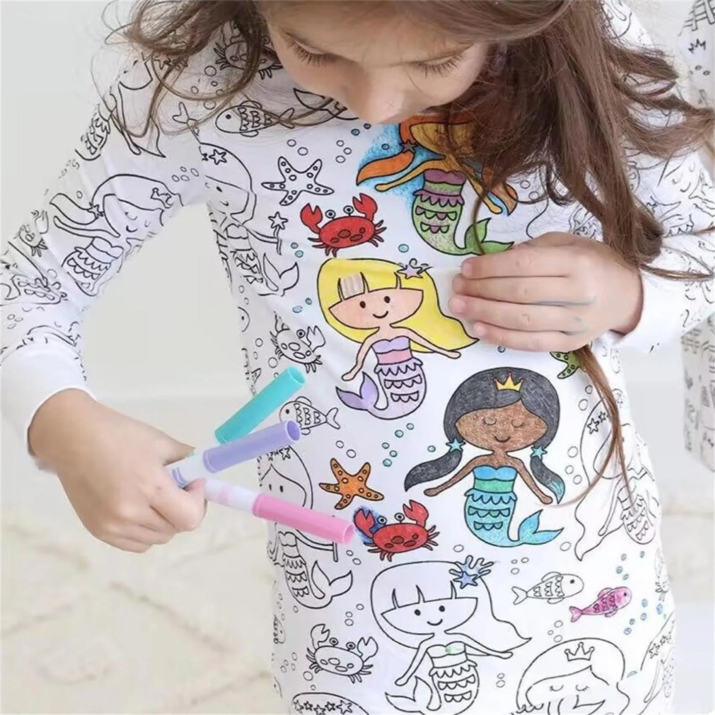 Kids Coloring Pajama